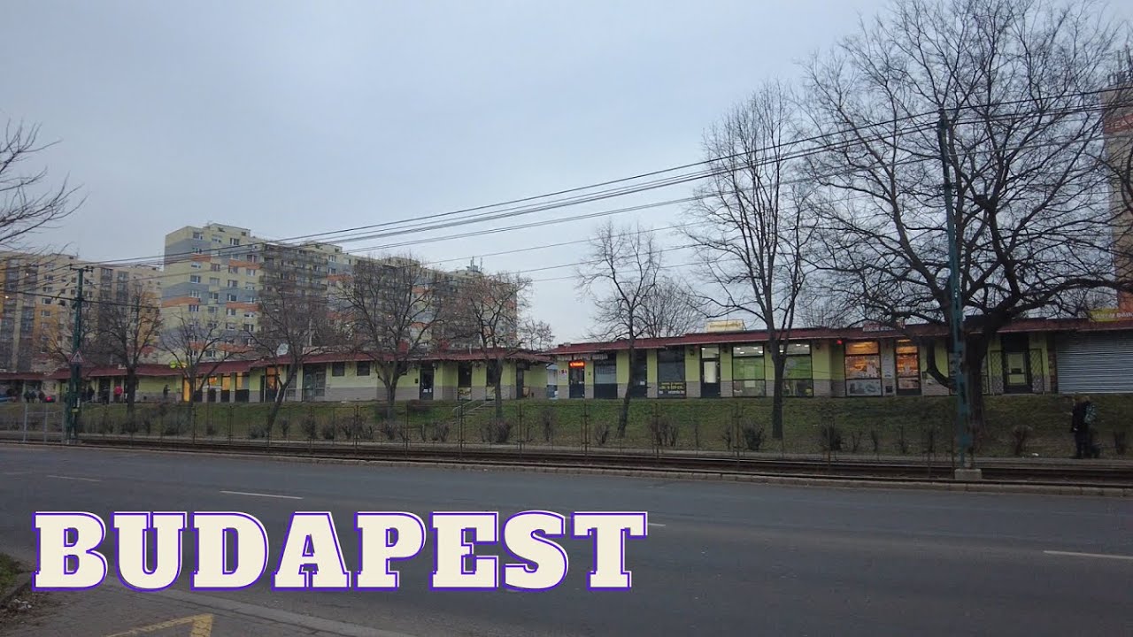 walk on the Üllői Avenue - district 18 and 19 - Budapest District 8 [4k Ultra HD 60fps ]
