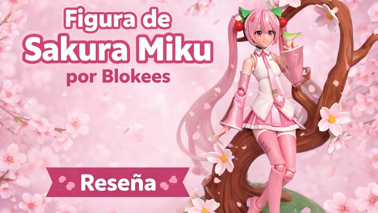 Nueva figura de Miku Versión Sakura Reseña 🌸🍒💕