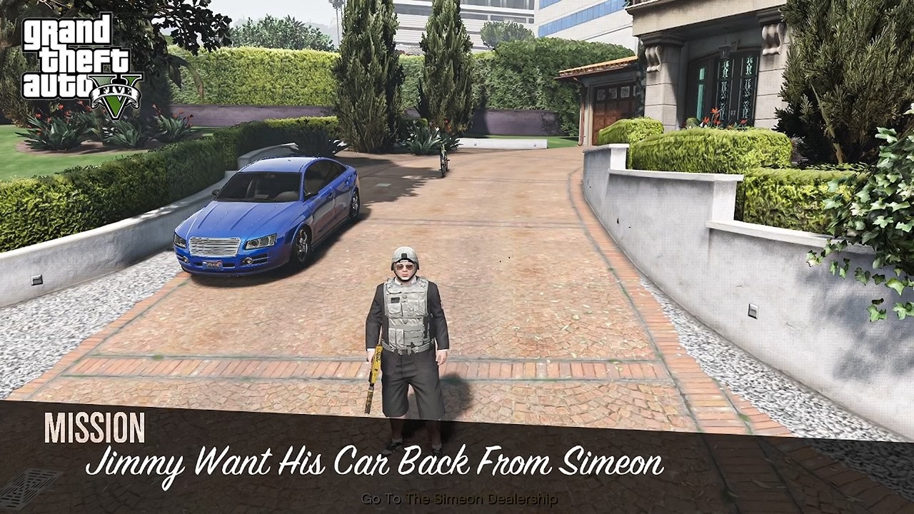 GTA V - Jimmy Want His Car Back From Simeon! Full Mission.