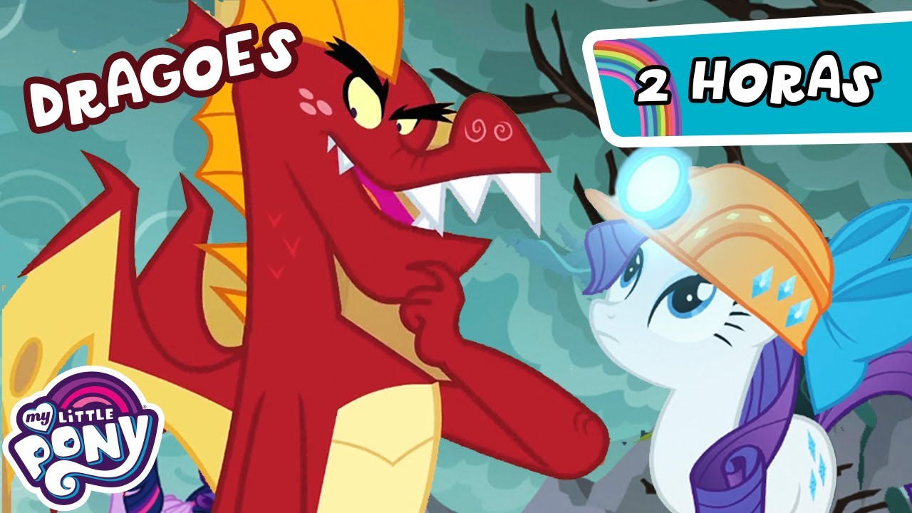 Cada episódio de Dragão🐉🐲 | 2 Horas | My Little Pony 🦄 | A Amizade é Mágica |