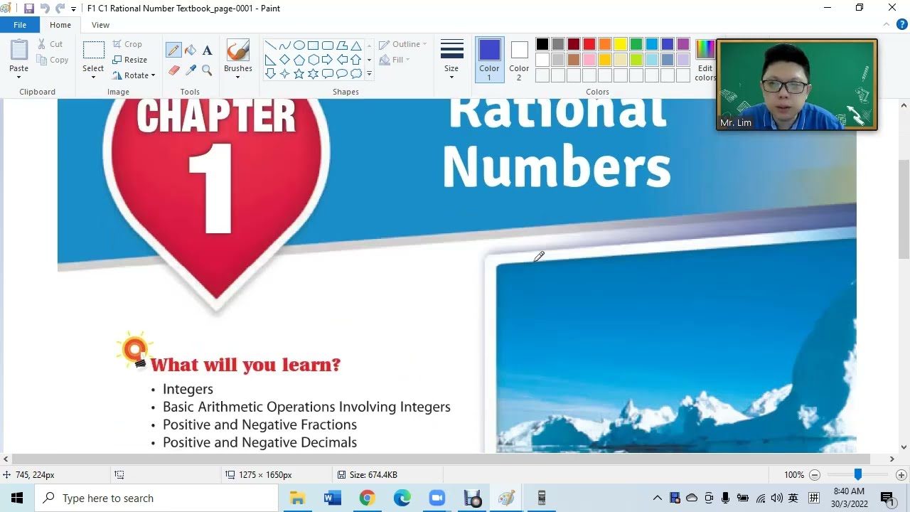 1.1 Integers textbook
