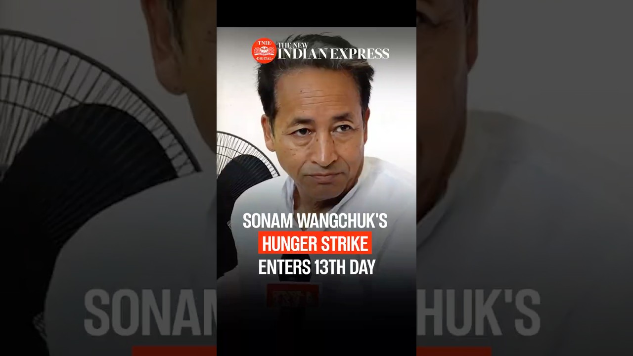 Today is the 13th day of my hunger strike: Sonam Wangchuk during CJP protest
