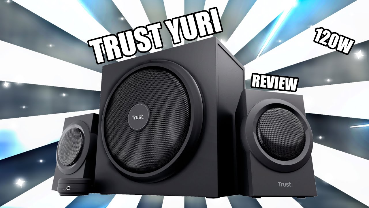 COLUNAS TRUST YURI 2.1 120W - UNBOXING | FLORIM