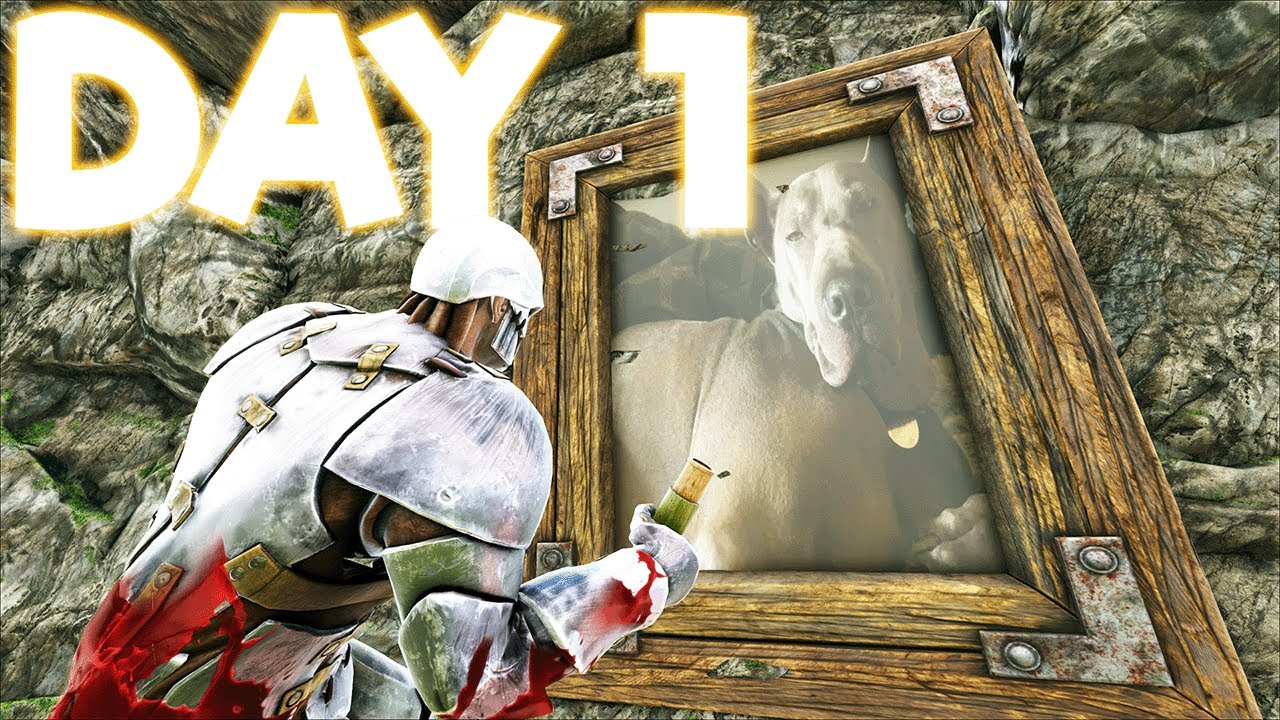 День 1. Захватываю мою модифицированную пещеру с выпадением — ARK PVP