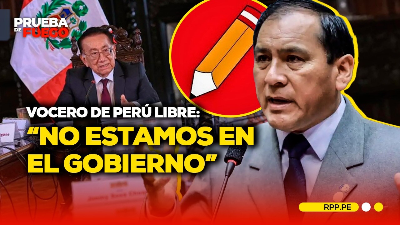 Perú Libre SE DESMARCA del gobierno Balcázar: “Nuestra agenda es VLADIMIR CERRÓN” #PDFRPP