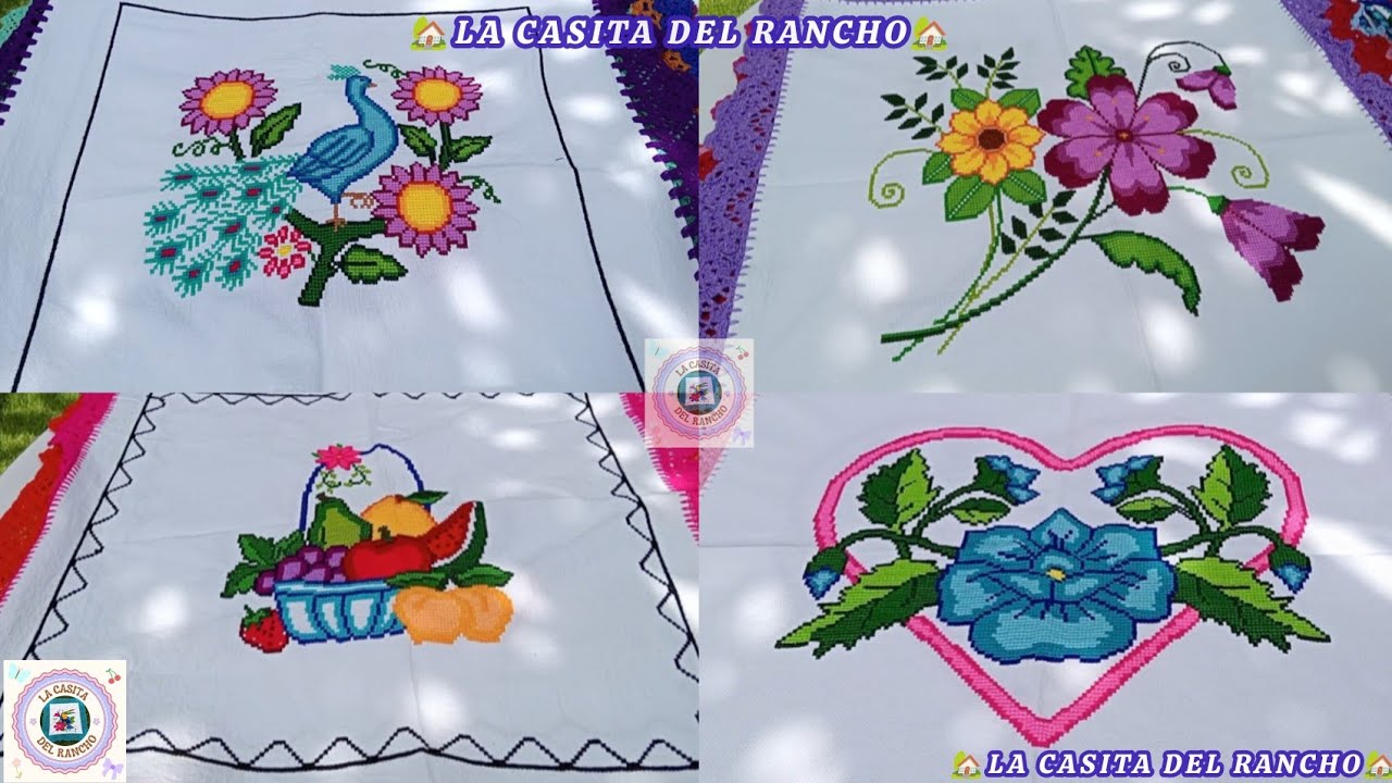 🏡4 PARTE DE SERVILLETAS GRANDES 🌺🏡