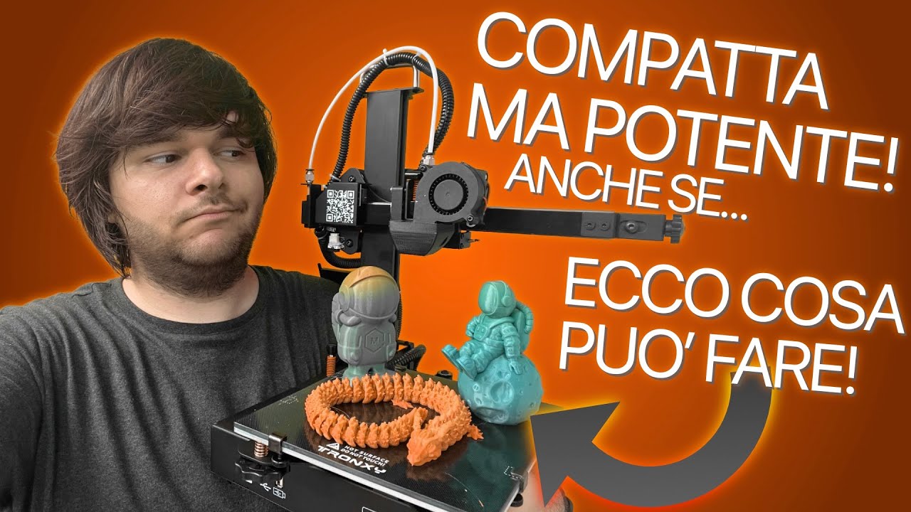 Nella botte piccola ci sta il vino buono! Tronxy Crux-1 Unboxing, assemblaggio, test e recensione