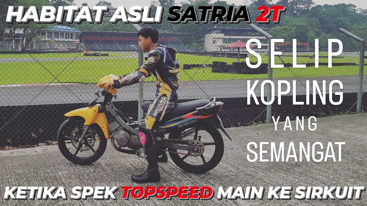 SATRIA 2 TAK SPEK TOPSPEED MALAH TRACKDAY SENTUL KECIL BARENG KTM 250 CBR DAN MIO ROAD RACE
