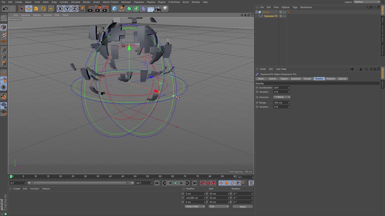 Cinema 4D Tutorial - How to Shatter an Object