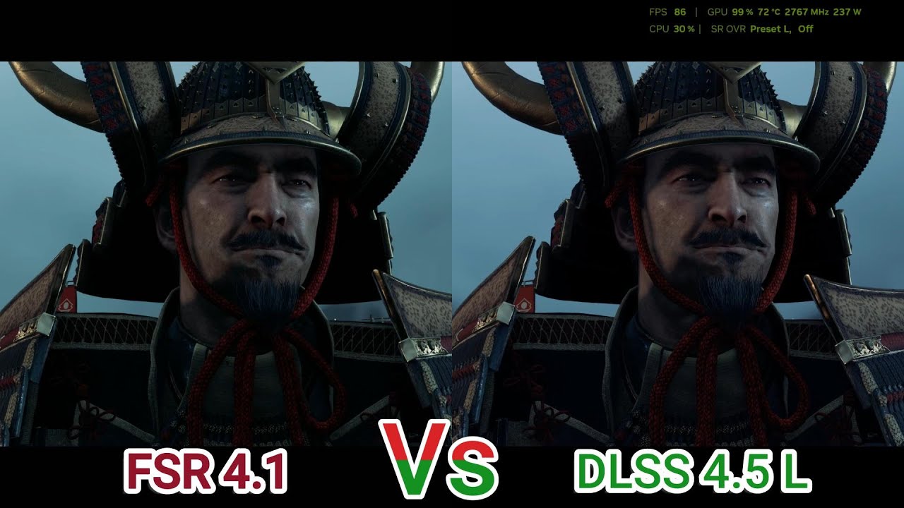 FSR 4.1 VS DLSS 4.5 PRESET L | GHOST OF TSUSHIMA  | 4K | 9070XT AND 5070 | HOW BIG IS THE GAP?