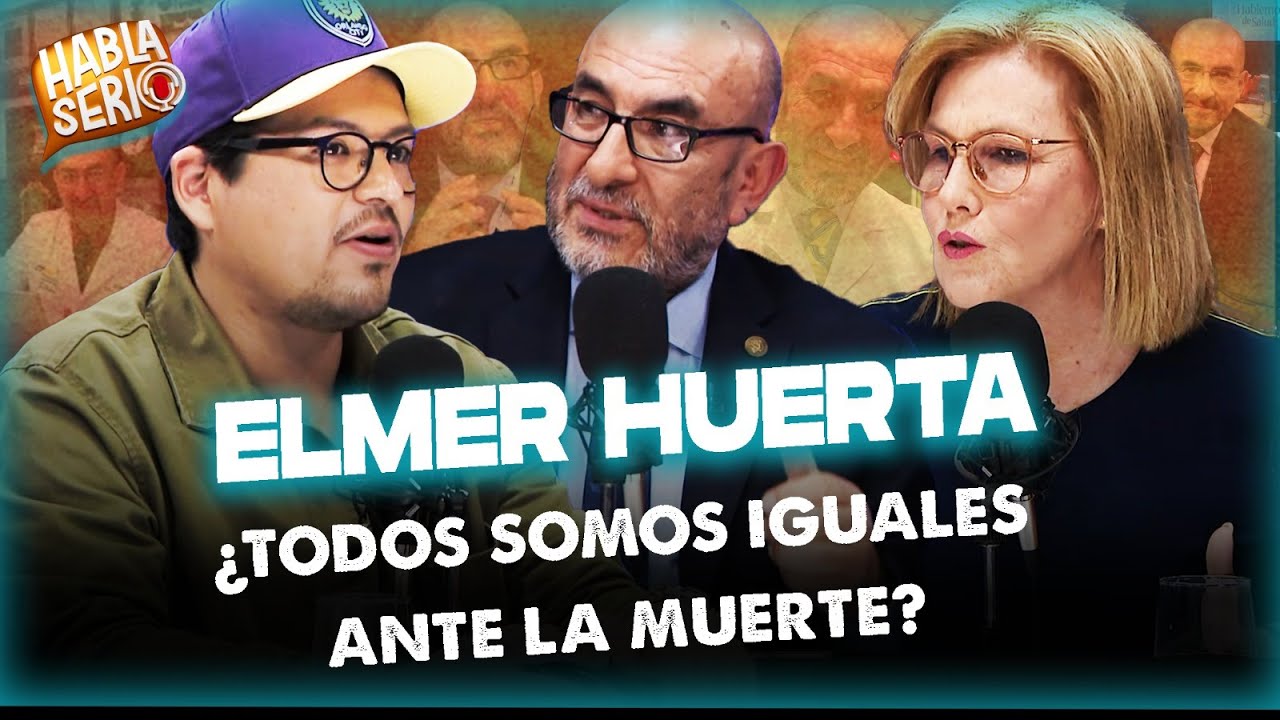 El doctor ELMER HUERTA y su libro: qué opina sobre la muerte alguien que lucha por salvar vidas