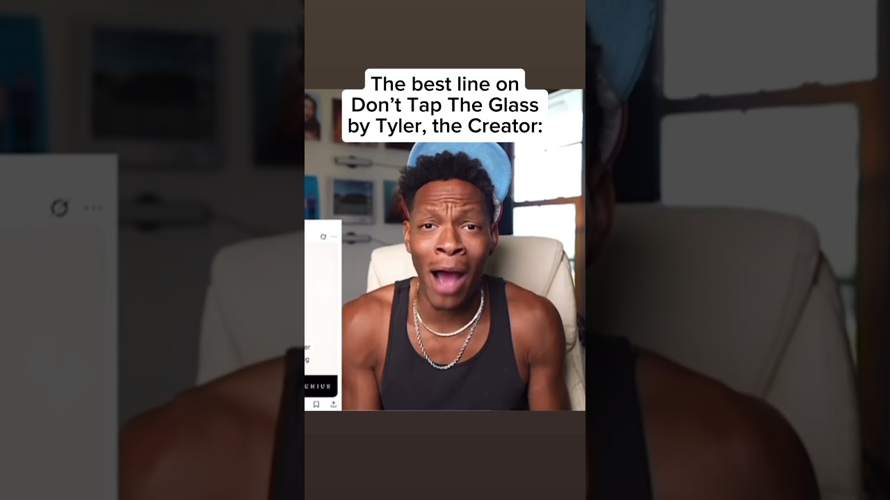 Лучшая строчка в Don&rsquo;t Tap The Glass #relatable #tylerthecreator #donttaptheglass