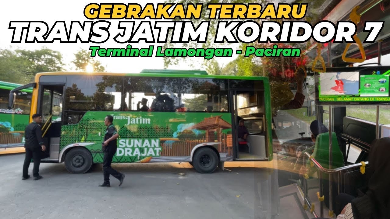 MENEMBUS JALUR PEDESAAN LAMONGAN‼️TRANS JATIM KORIDOR 7 rute terminal Lamongan - Paciran #tripreport