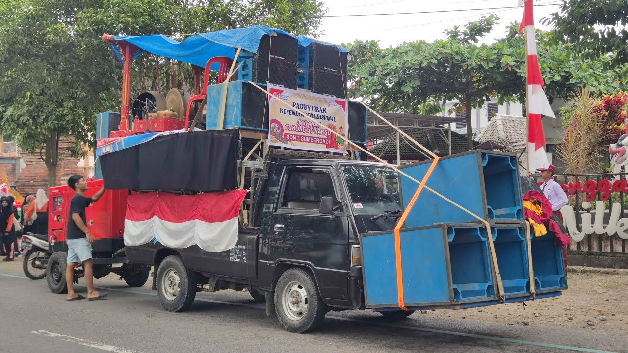 absen peserta sound karnaval tingkat SD kecamatan Trenggalek