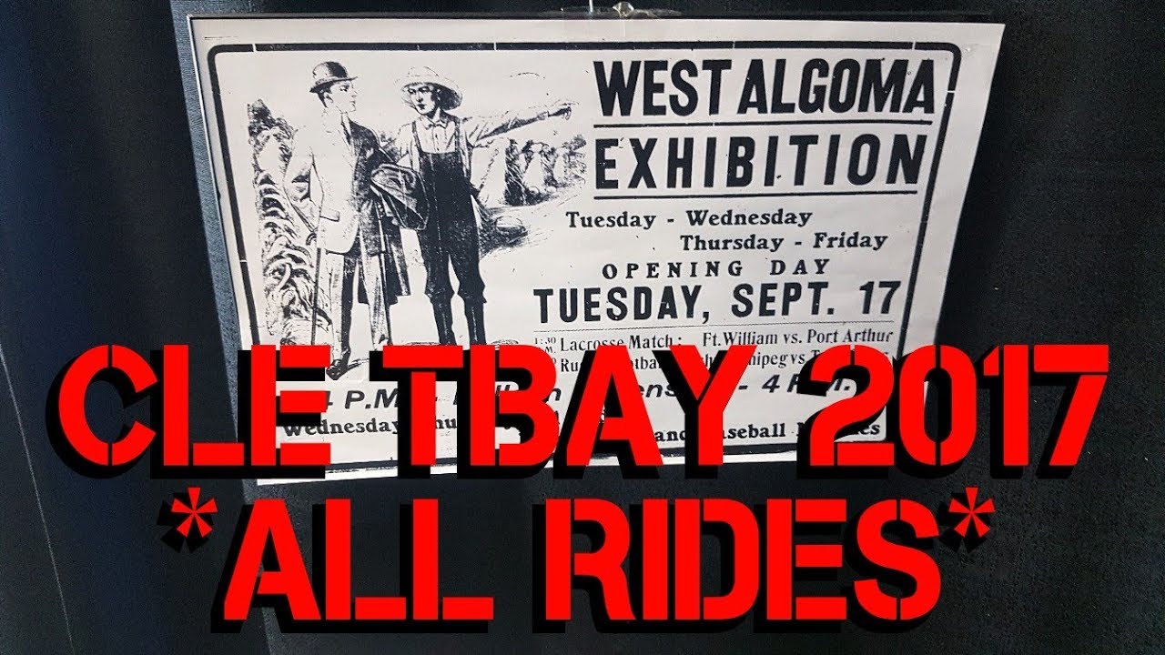 C.L.E. THUNDER BAY *ALL RIDES* CLE - THUNDER BAY ONTARIO AMUSEMENT PARK
