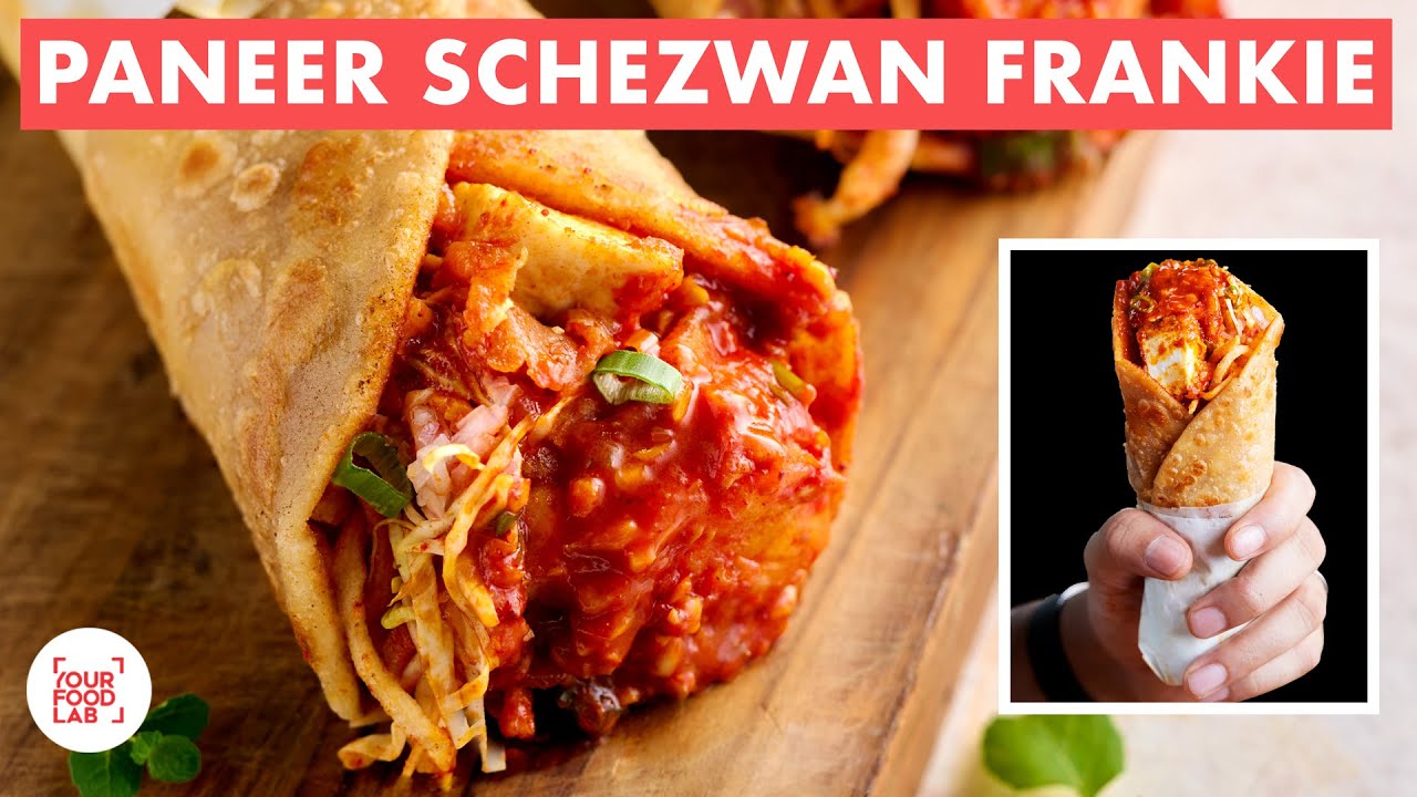 Paneer Schezwan Frankie Recipe | Paneer Schezwan Starter | Frankie Masala Recipe | Chef Sanjyot Keer