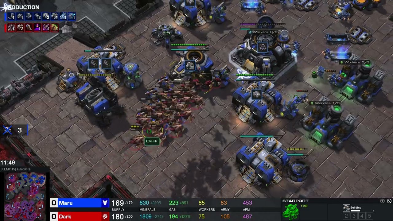 ZvT - Maru vs Dark - Hardwire - Starcraft 2