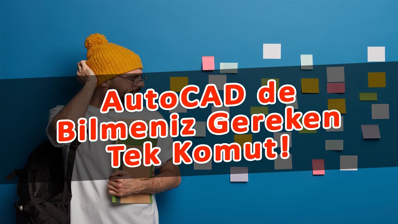AutoCAD Move Copy Rotate Scale Tek Bir MoCoRo komutunda | AutoCAD En Önemli Bilinmesi Gereken Komut