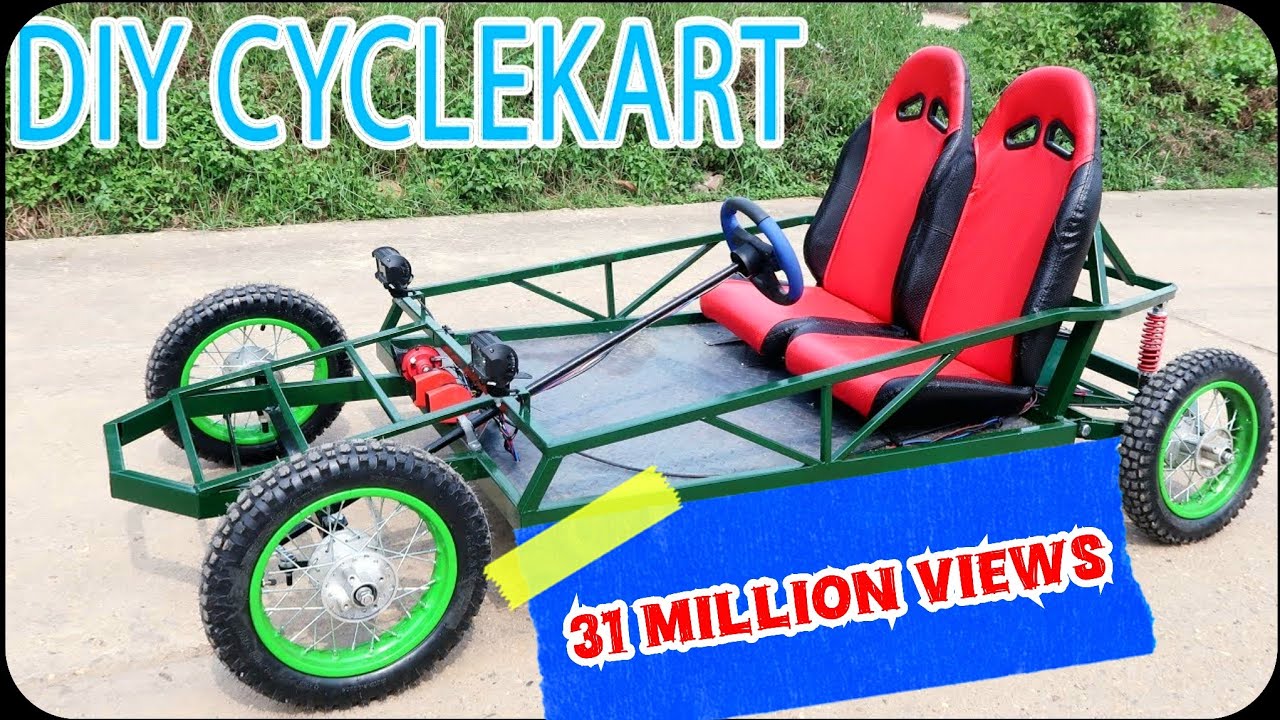 DIY CycleKart своими руками дома – Багги-кар с улучшениями