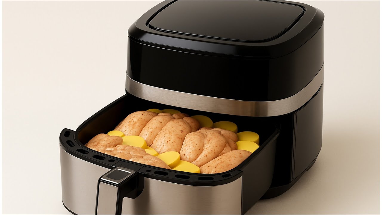 A Christmas meal in 15 minutes, I learned this air fryer trick in a cooking class