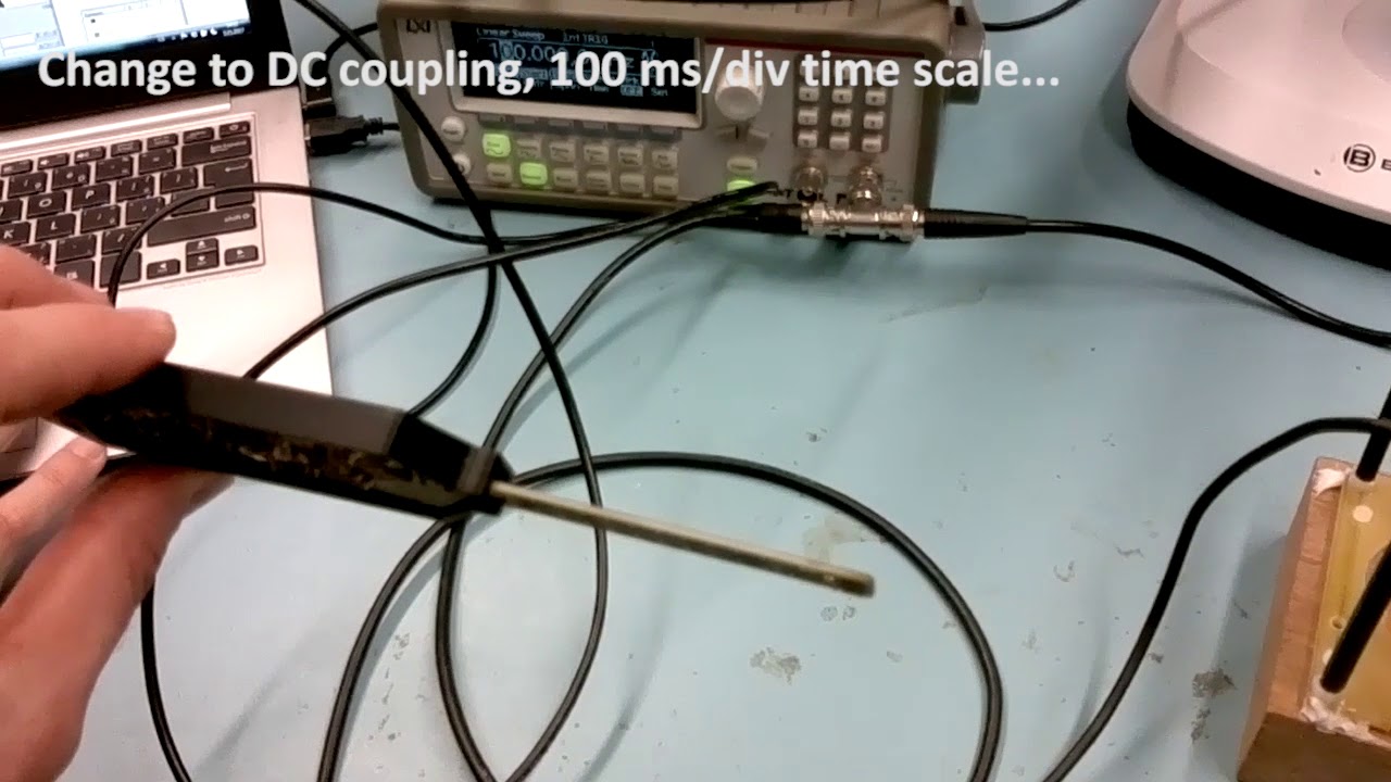 Magnetic field probe based on DRV425 integrated fluxgate sensor by TI