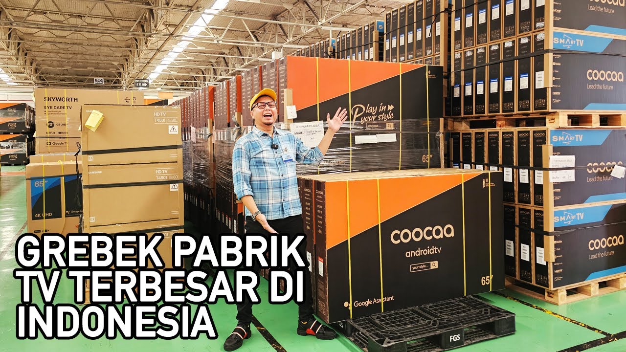 Yuk Lihat Proses Pembuatan Smart TV Sampai Jadi‼️ Pabrik coocaa