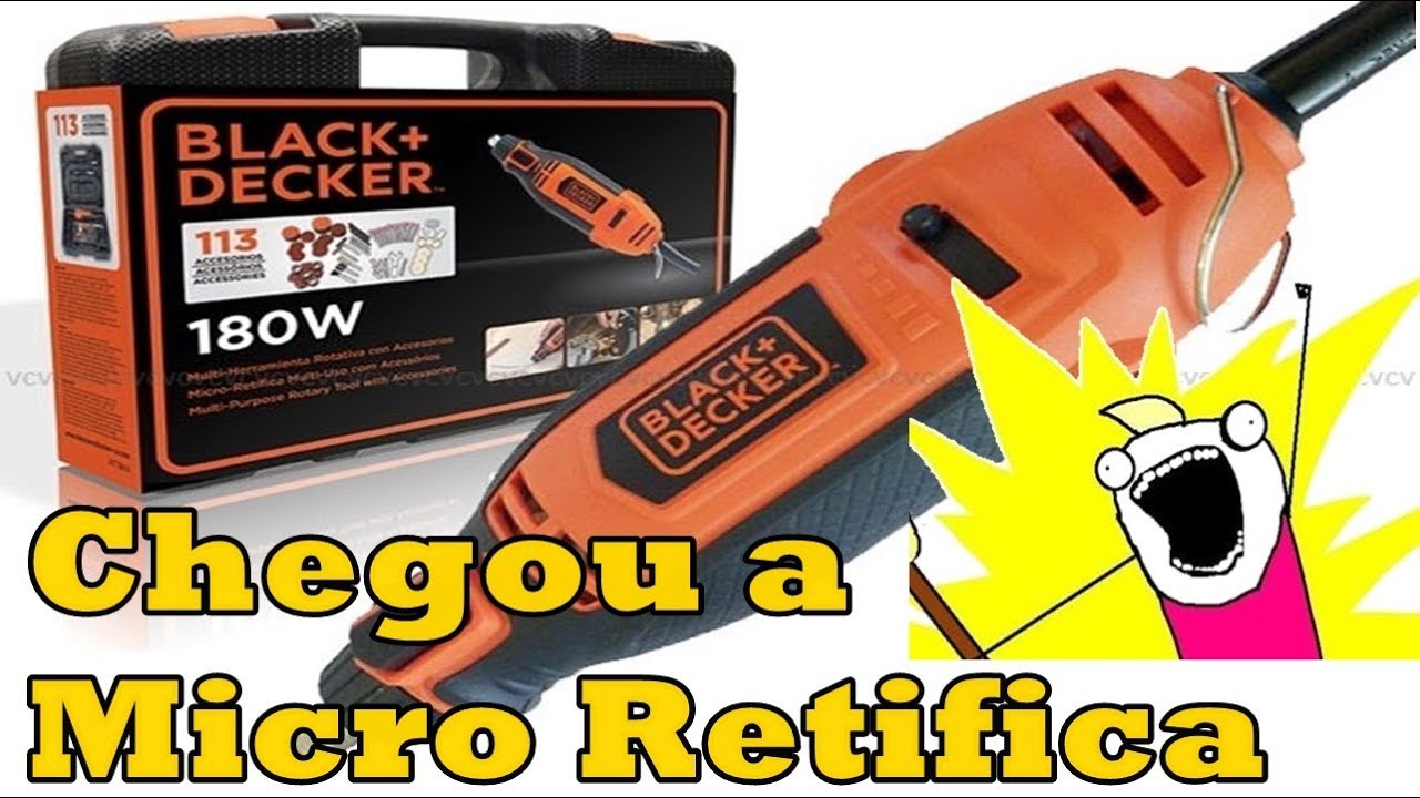Micro Retifica Rt18k Black Decker