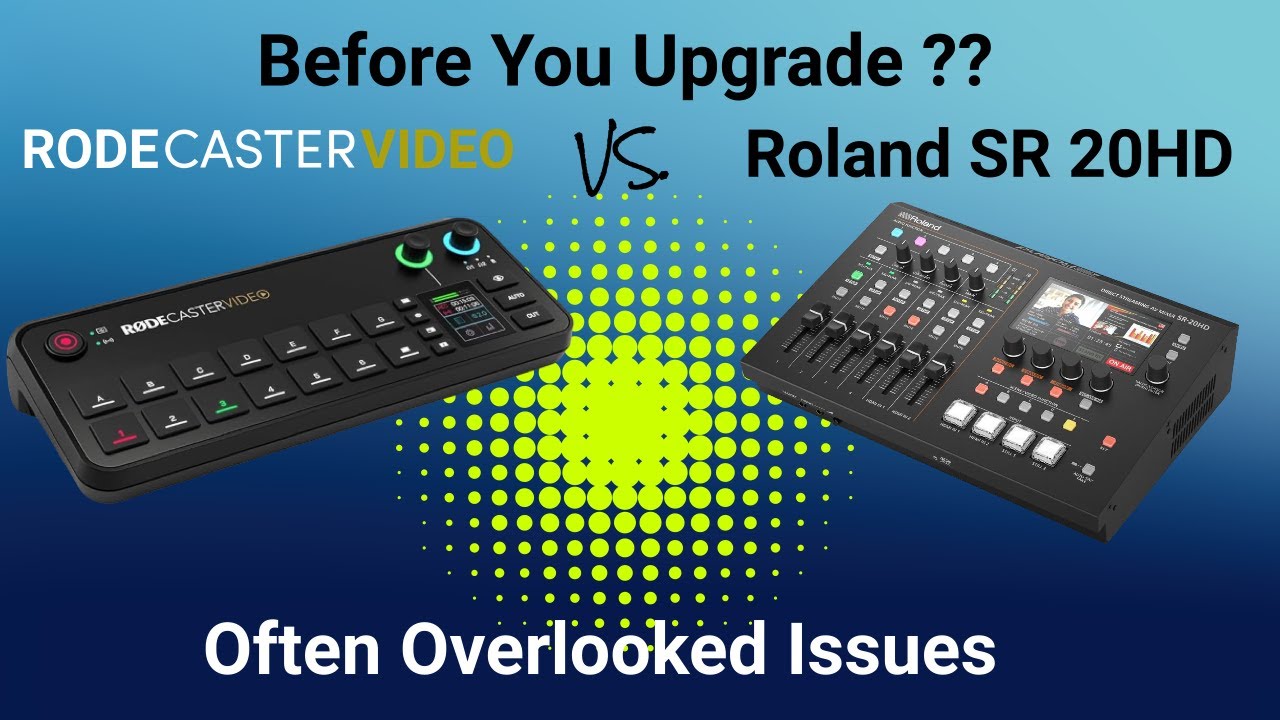 Rodecaster Video против Roland SR 20 HD