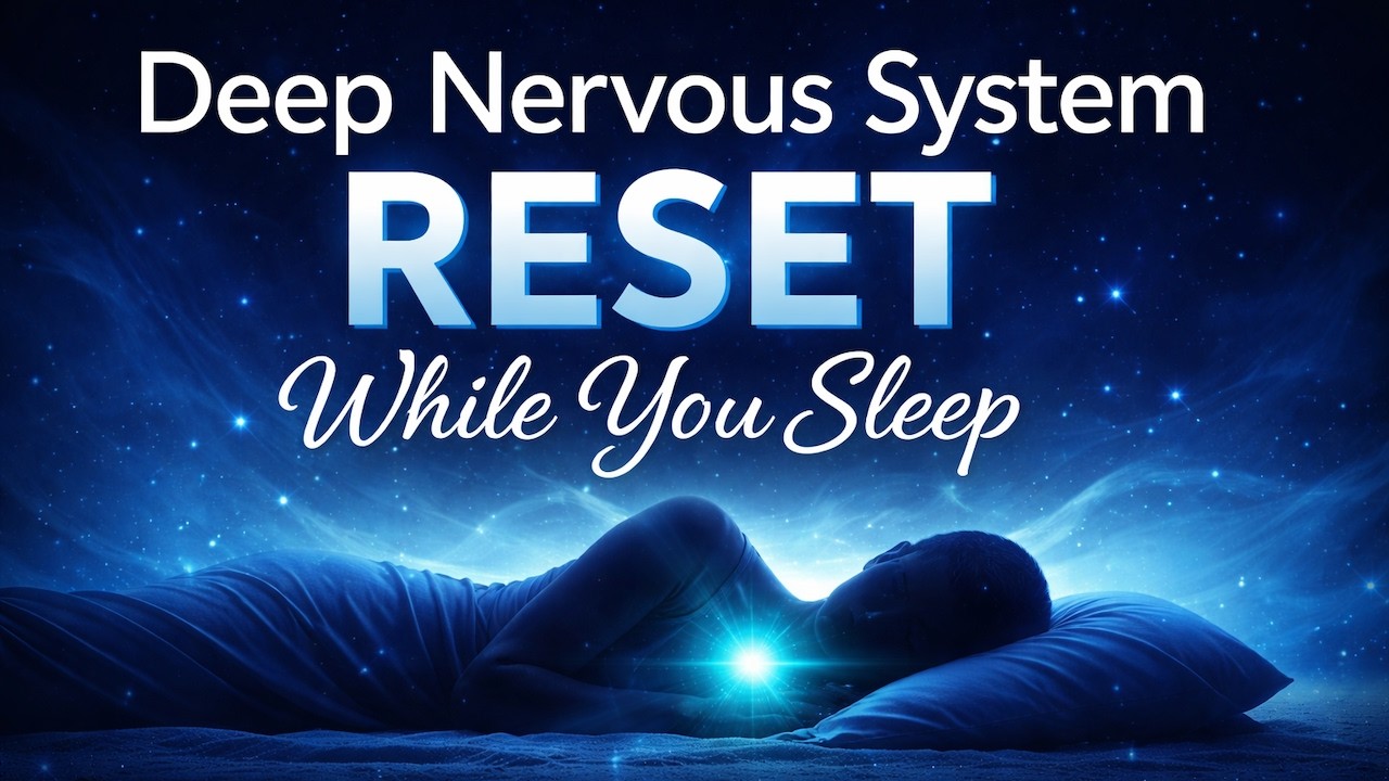 Deep Nervous System Reset While You Sleep 🌙 528Hz Healing & Delta Waves (8 Hours)