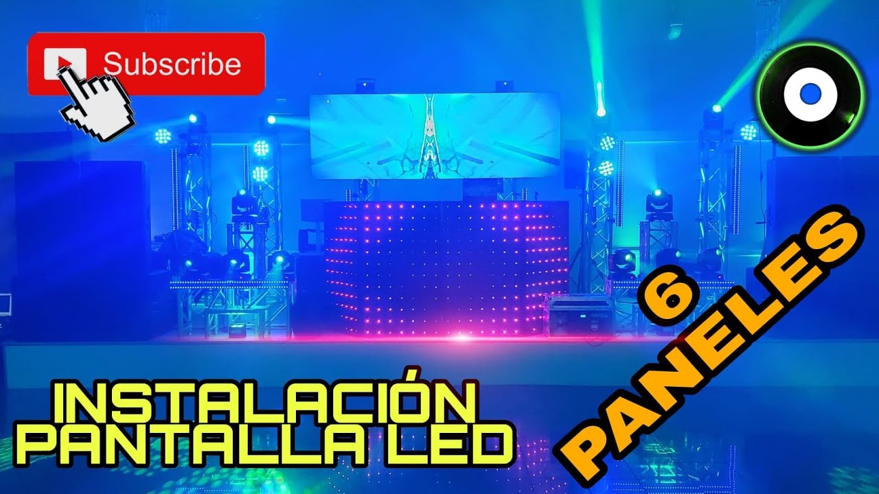 INSTALACION PANTALLA LED 6 PANELES ASI QUEDO 😱 😱 😱