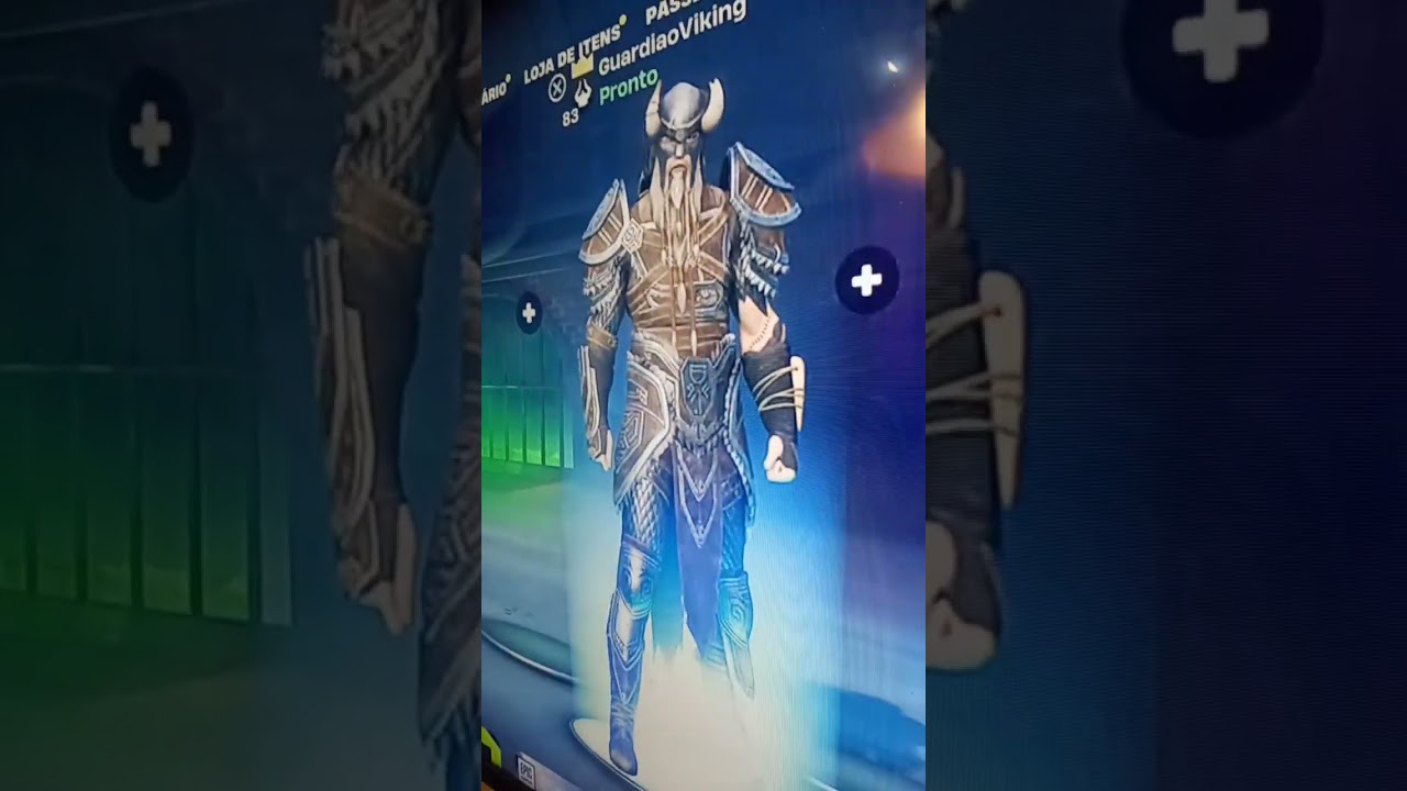 Fortnite Guardi&atilde;o Viking - Bora p jogo #guardiaoviking #fortnite