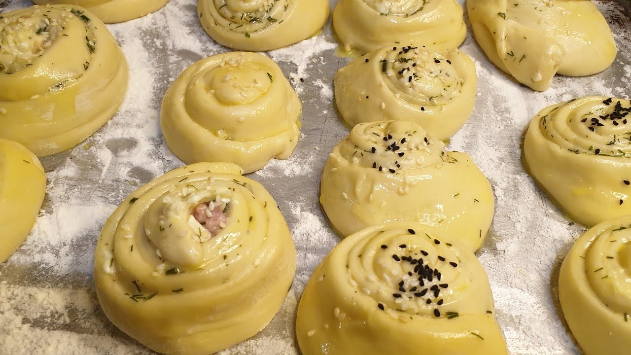 Слоёные чесночные булочки: Тот самый ХРУСТ! 🥖💥