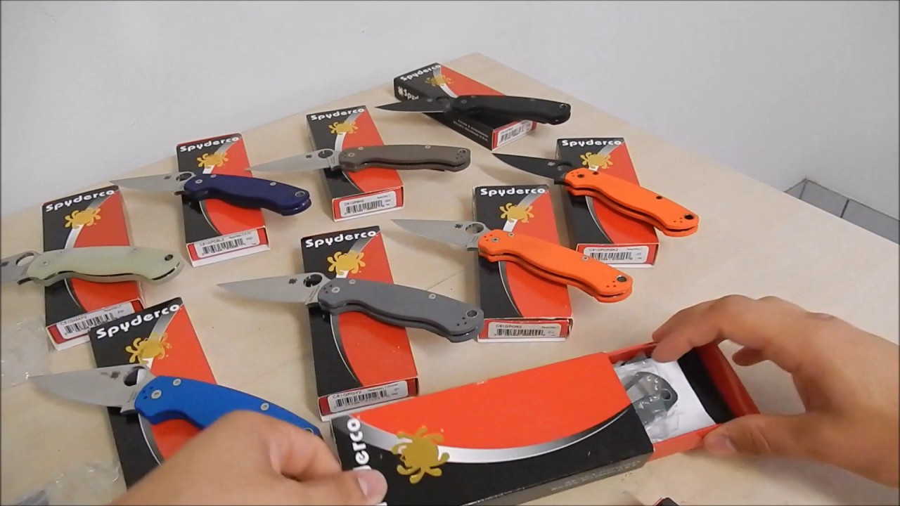 Spyderco Paramilitary 2 Sprint Runs - German/Deutsch