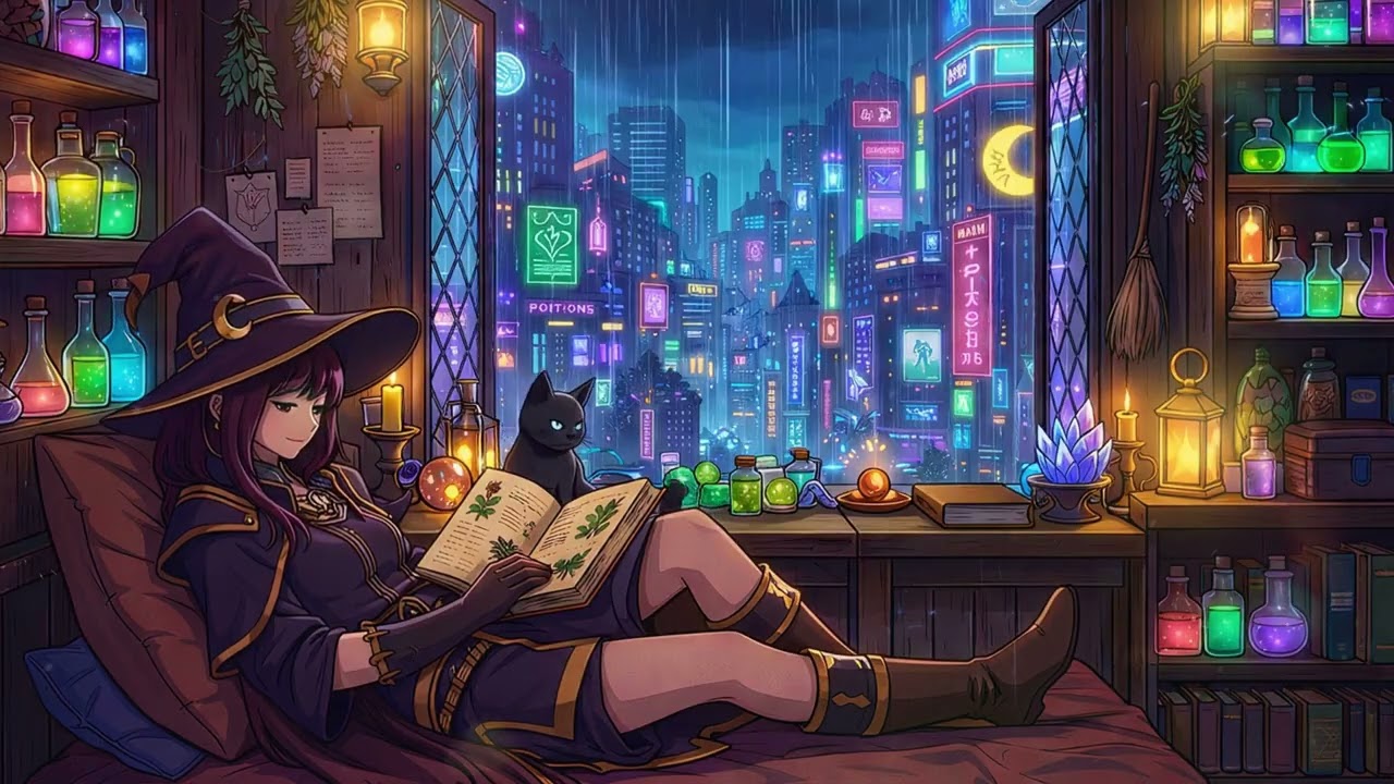 Midnight Spells & Neon Rain