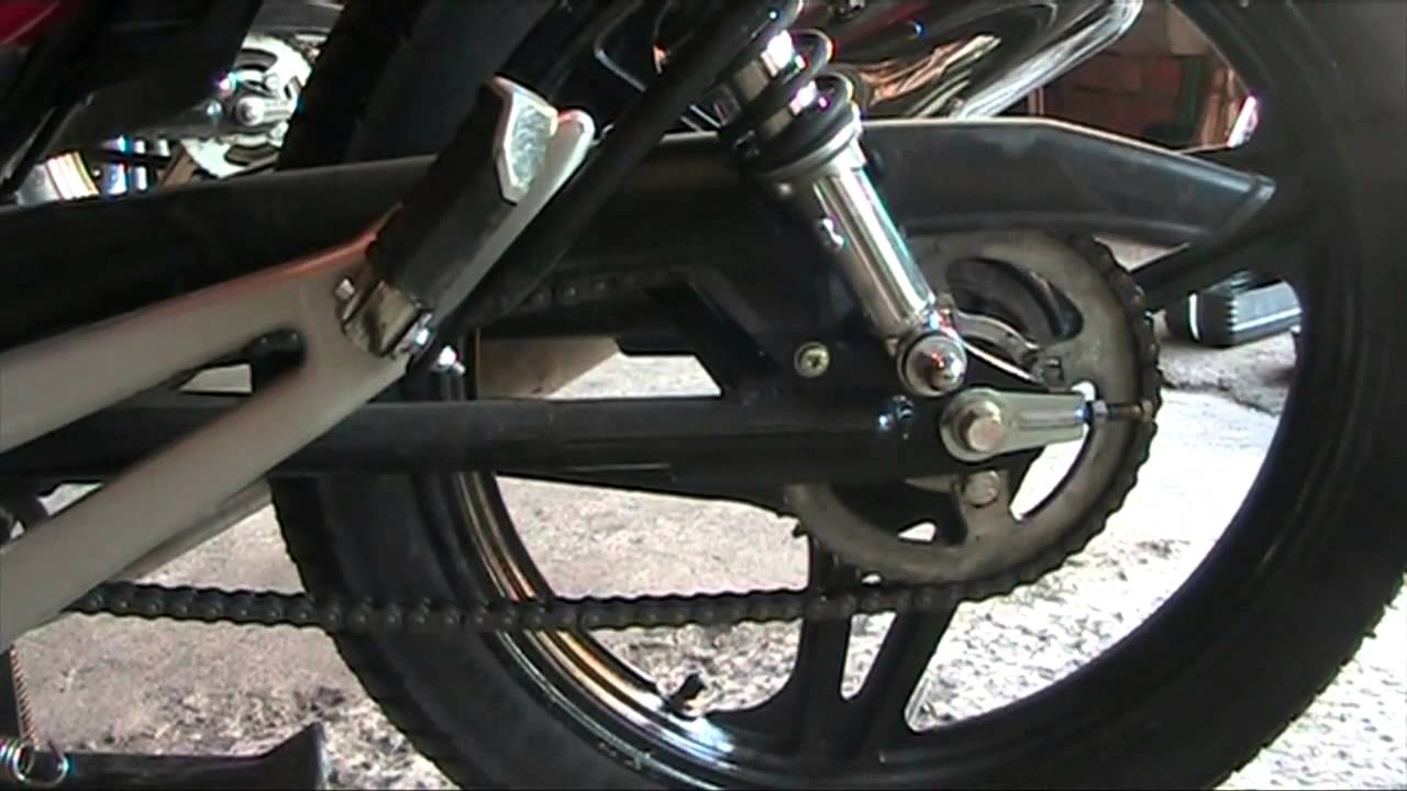 Как натянуть цепь на YAMAHA YBR 125