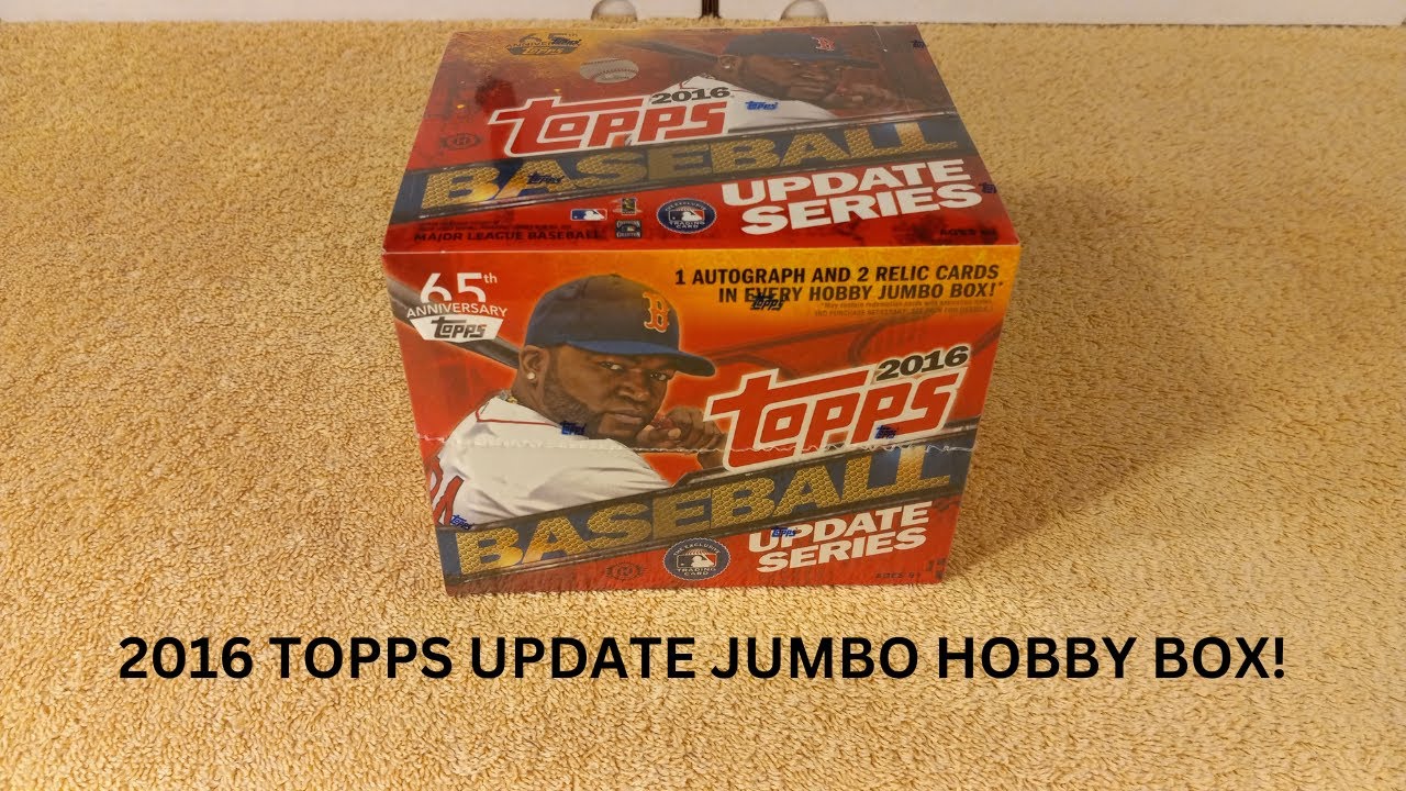 2016 Topps Update JUMBO HOBBY BOX - Nice Rookies & Parallels | Baseball Cards