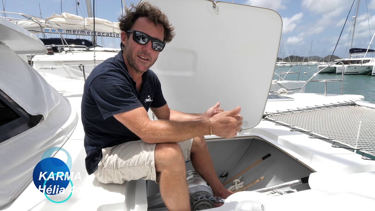 H&eacute;lia 44 par Fountaine Pajot Catamarans | visite guid&eacute;e par MERMER Location Catamaran Martinique