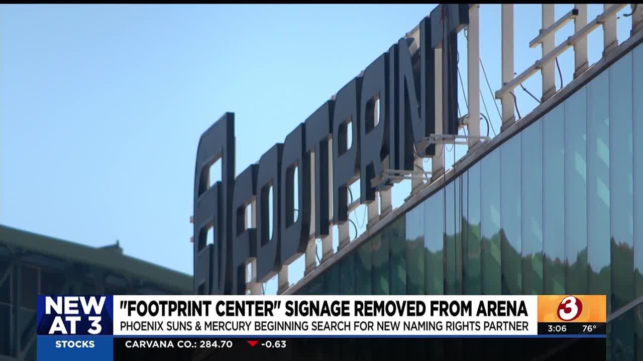 Why 'Footprint Center' signage was removed from Phoenix arena
