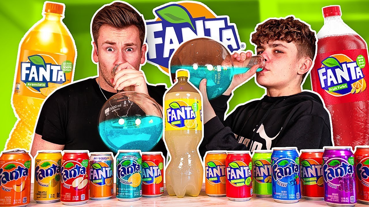 BROTHERS TRY EVERY FLAVOUR OF FANTA AND MIX THEM