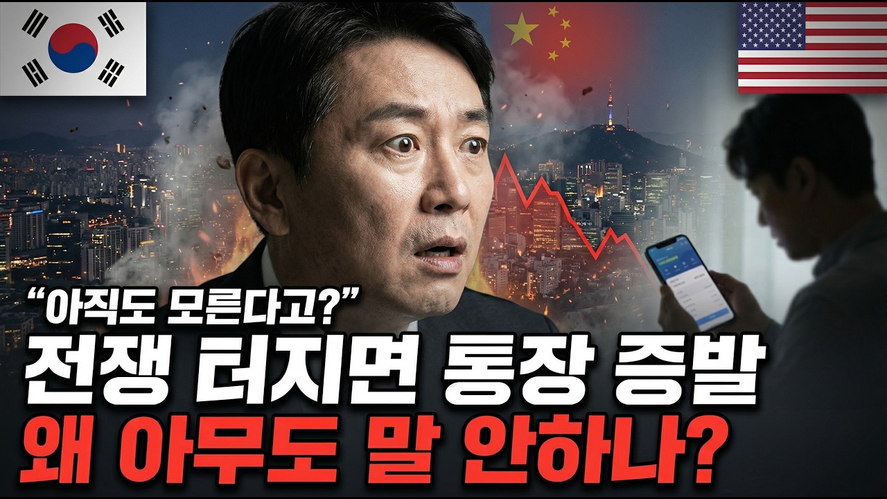 한국인만 모르는 충격 사실&hellip; 전쟁&middot;경제위기 터지면 내 통장 돈이 사라지는 진짜 이유 (금융 전문가 경고)