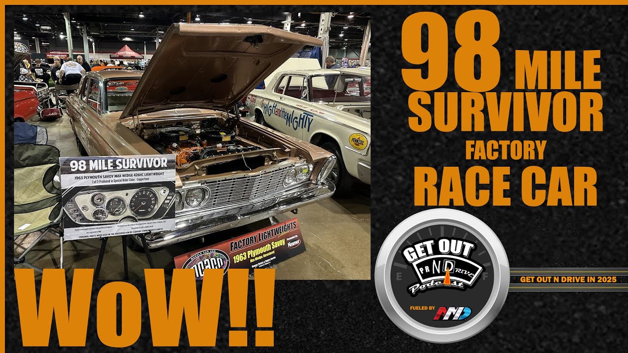 98 Original Mile Factory Lightweight 1963 Plymouth Savoy! MCACN 2024 Factory Race Car!