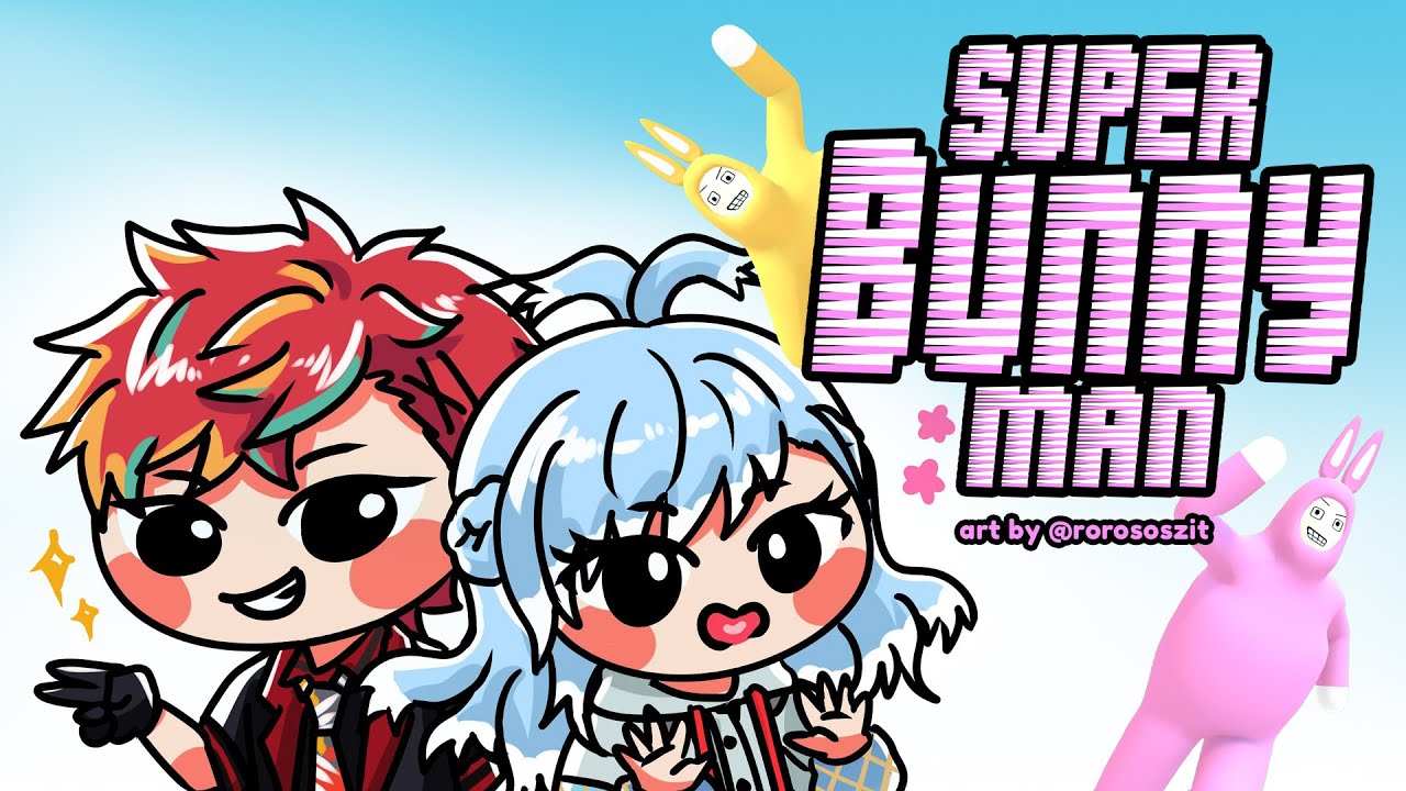 【Super Bunny Man】Bunny unchi ojiisan w/ @HizakiGamma