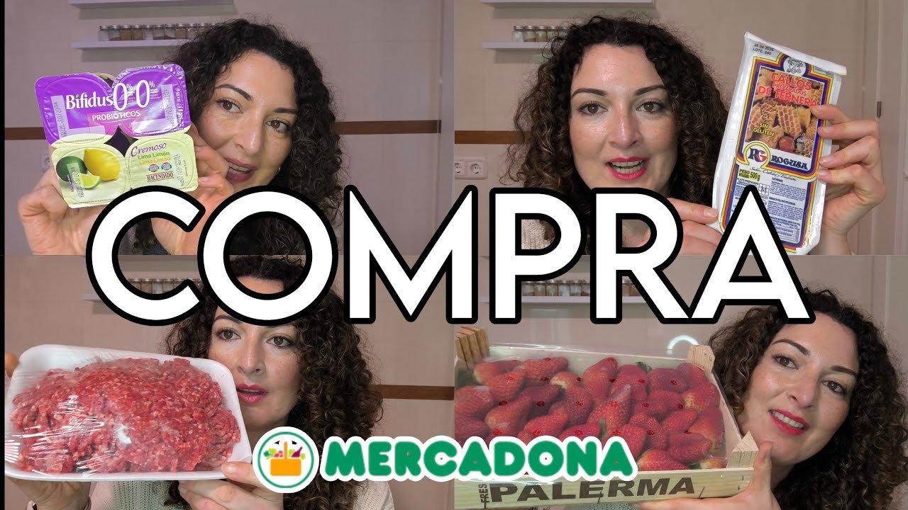 🛒 COMPRA en MERCADONA SALUDABLE 🥩 CARNICERÍA Y 🍎 FRUTERÍA 