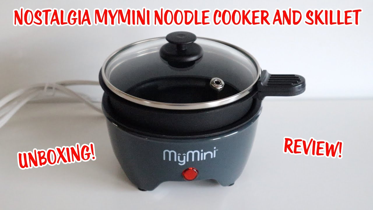 Nostalgia MyMini Noodle Cooker And Skillet Review And Unboxing