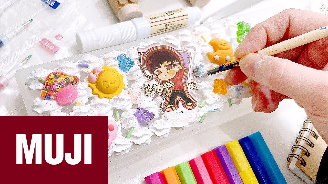 I buy and test stationary and art supplies from MUJI! *BTS*