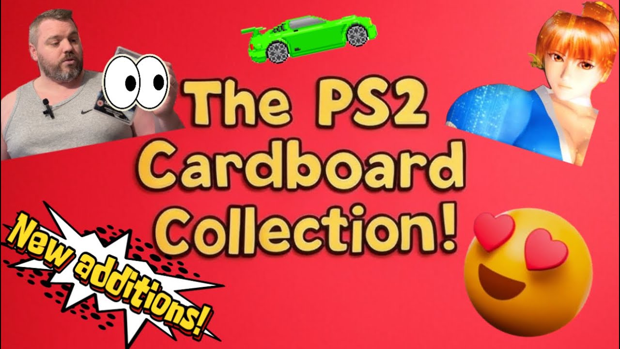 The PlayStation 2 Cardboard Collection! New additions! Plus A PSP UMD To Look Out For!