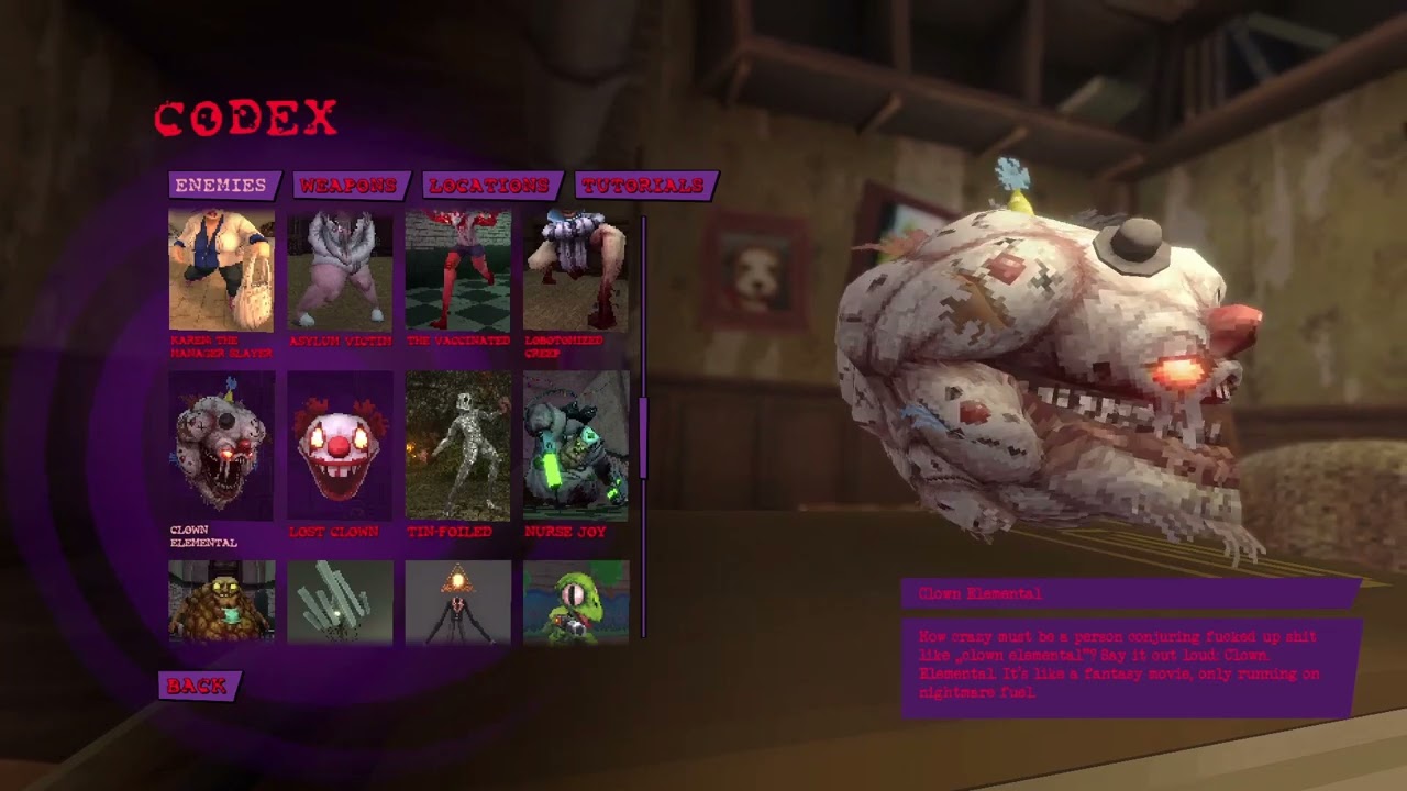 Postal Brain Damaged all enemies codex