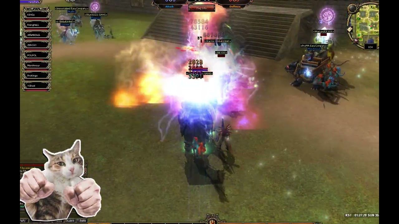 Kal Online (PVP) - Castle Siege/War - YGhost Level 125 - Guild: GANG + GlobalUniteD + Ally vs XXX