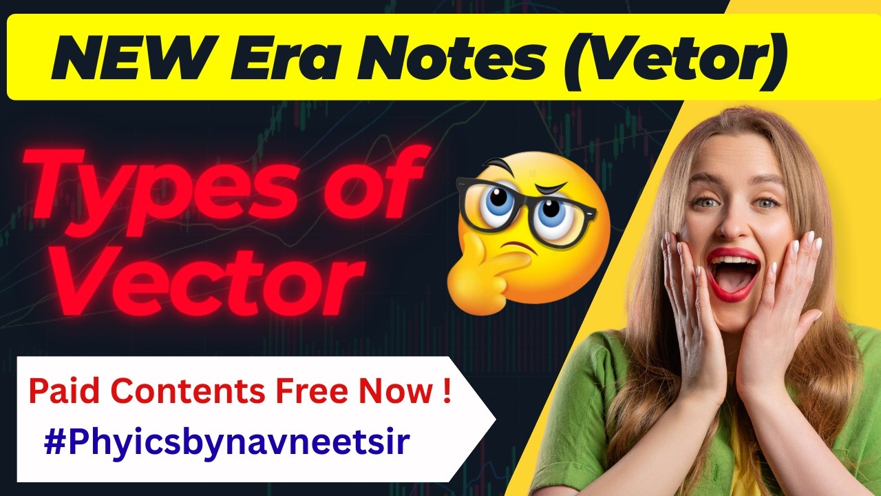 2) Types of Vectors in Physics 🔥 | All Concepts Explained | JEE & NEET | #phyics #class11 #cbse