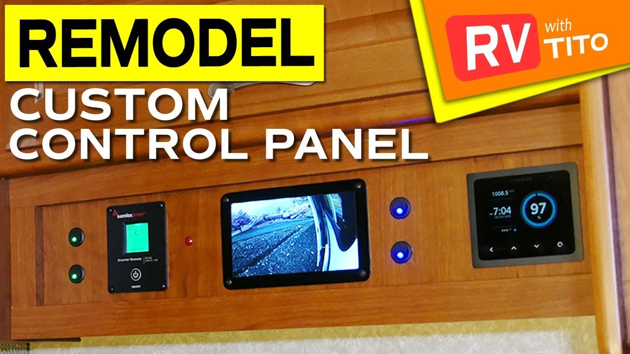 Class C RV Renovation - Building a Custom Control Panel | RV With Tito